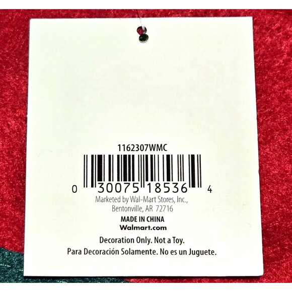 VTG 90s Santas Best Stocking Felt Christmas Santa Claus Frosty Snowman NWT NOS - Picture 3 of 4